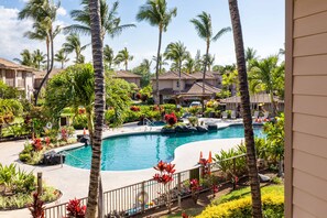 2 outdoor pools, open 8:00 AM to 9:30 PM, sun loungers