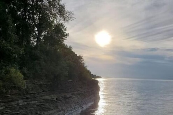 Sunset on private cove. Most amazing sunsets on earth.