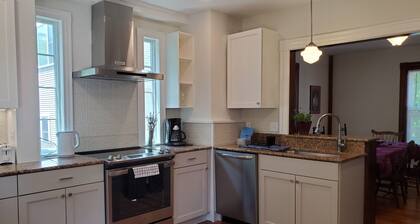 Historic downtown house. Unscented products and sustainability practices.