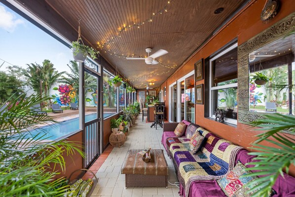 Alberca al aire libre 