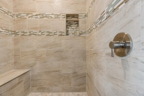 Bathtub, hair dryer, towels
