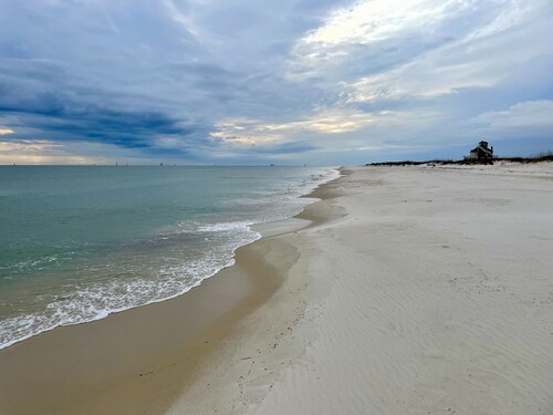 Enjoy stunning gulf views and uncrowded beaches
