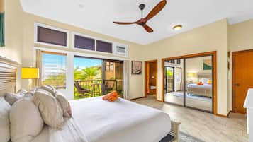 Leilighet, 1 soverom, balkong, havutsikt (KRV-724) | 2 soverom, strykejern/-brett og barnesenger (inkludert)