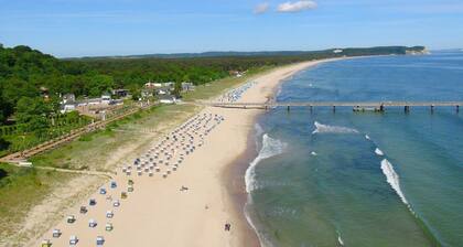 DĂŒnenchalet 49 - Strandnaher Ferienbungalow mit Terrasse - Chalet Ostsee Nr. 49