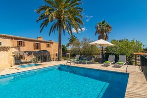 Pool - NA BURGUERA - Wonderful villa with private pool and free WiFi. (Santanyí)