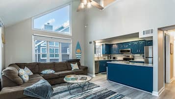 Smart TV, DVD player, books