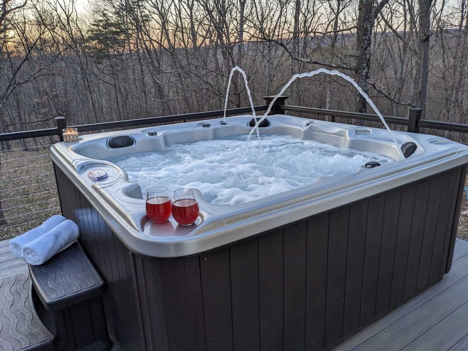 Bain à remous extérieur