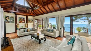 Smart TV de 75 pulgadas con canales por cable y estación para iPod