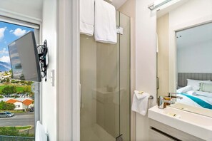 Shower, hair dryer