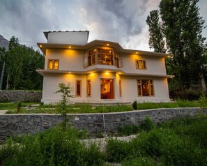 Façade de l’hébergement