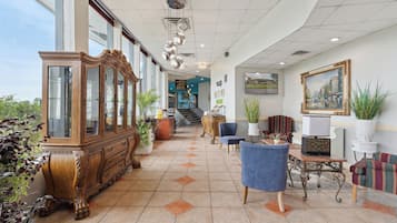 Sala de estar en el lobby