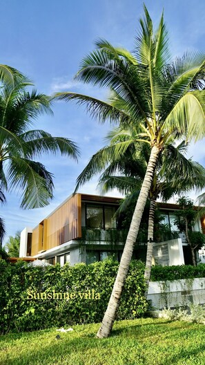 Fachada de la propiedad