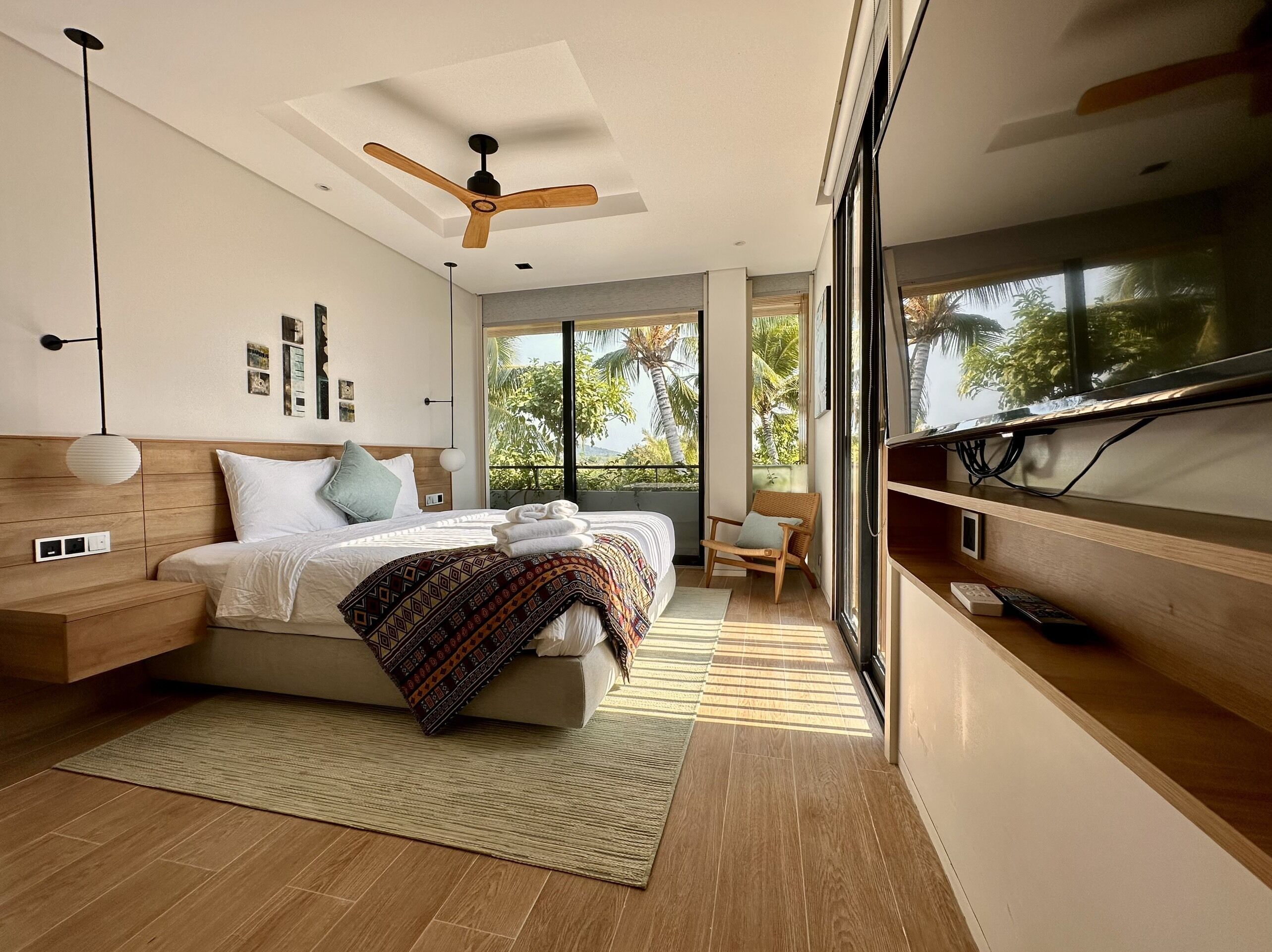 Signature Villa, 3 Bedrooms, Private Pool, Beachside | 3 bilik tidur, peti besi dalam bilik, dihias secara berasingan 
