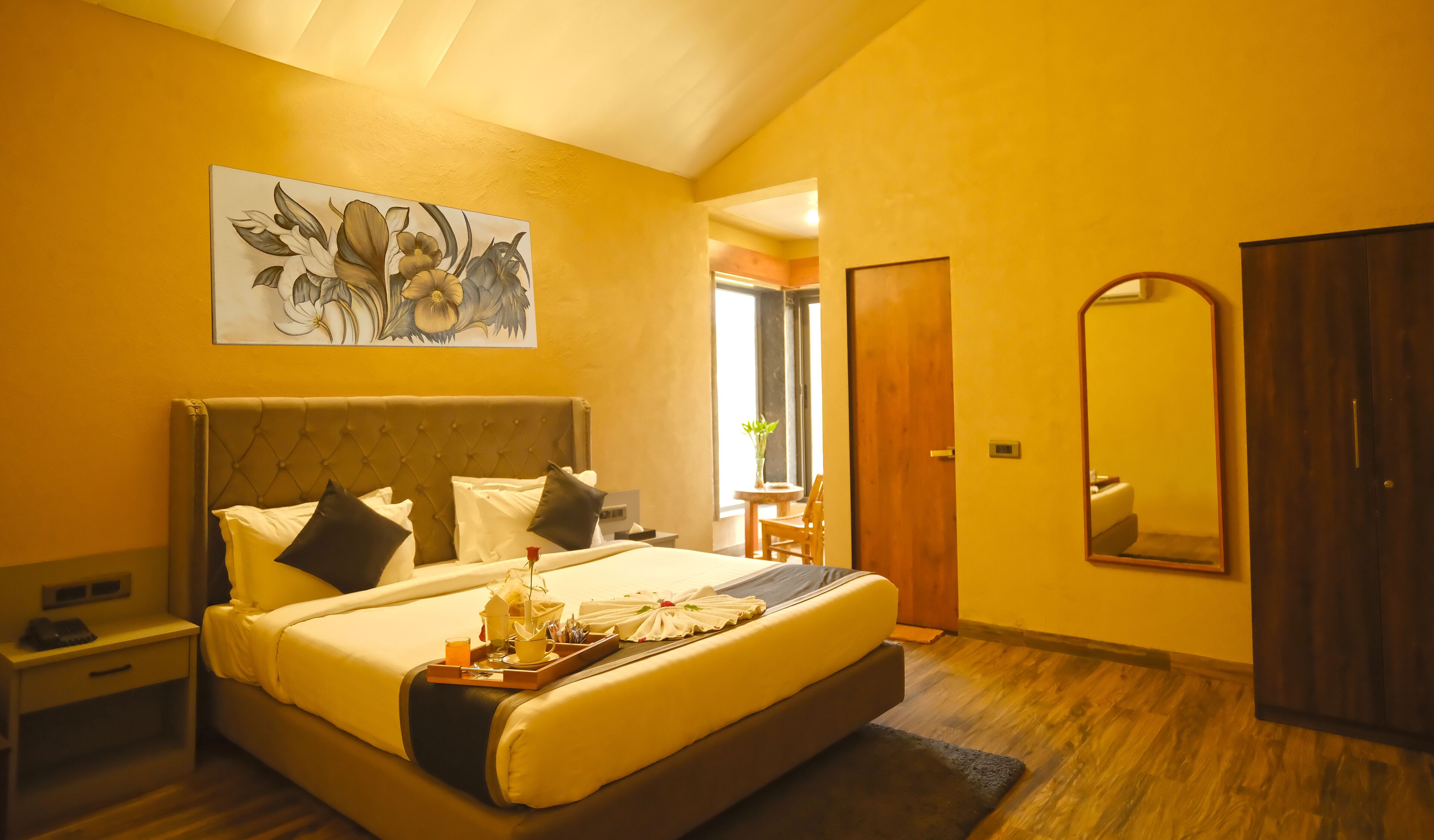 Dusche, Regendusche, Hausschuhe, Handtücher