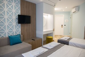 Egyptian cotton sheets, premium bedding, down comforters - Veranda Boutique Hotel (Vlorë)