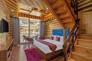 2 Bed Room With Balcony with Valley View | Desk, free WiFi, bed sheets - Sterling Shivalik Chail (Shimla)