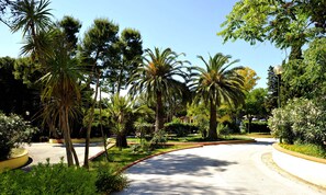 Blick von der Unterkunft