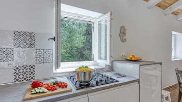 Maison Familiale, 1 chambre, cheminée (Eco House Casa Grigia Zabodarski) | Cuisine privée