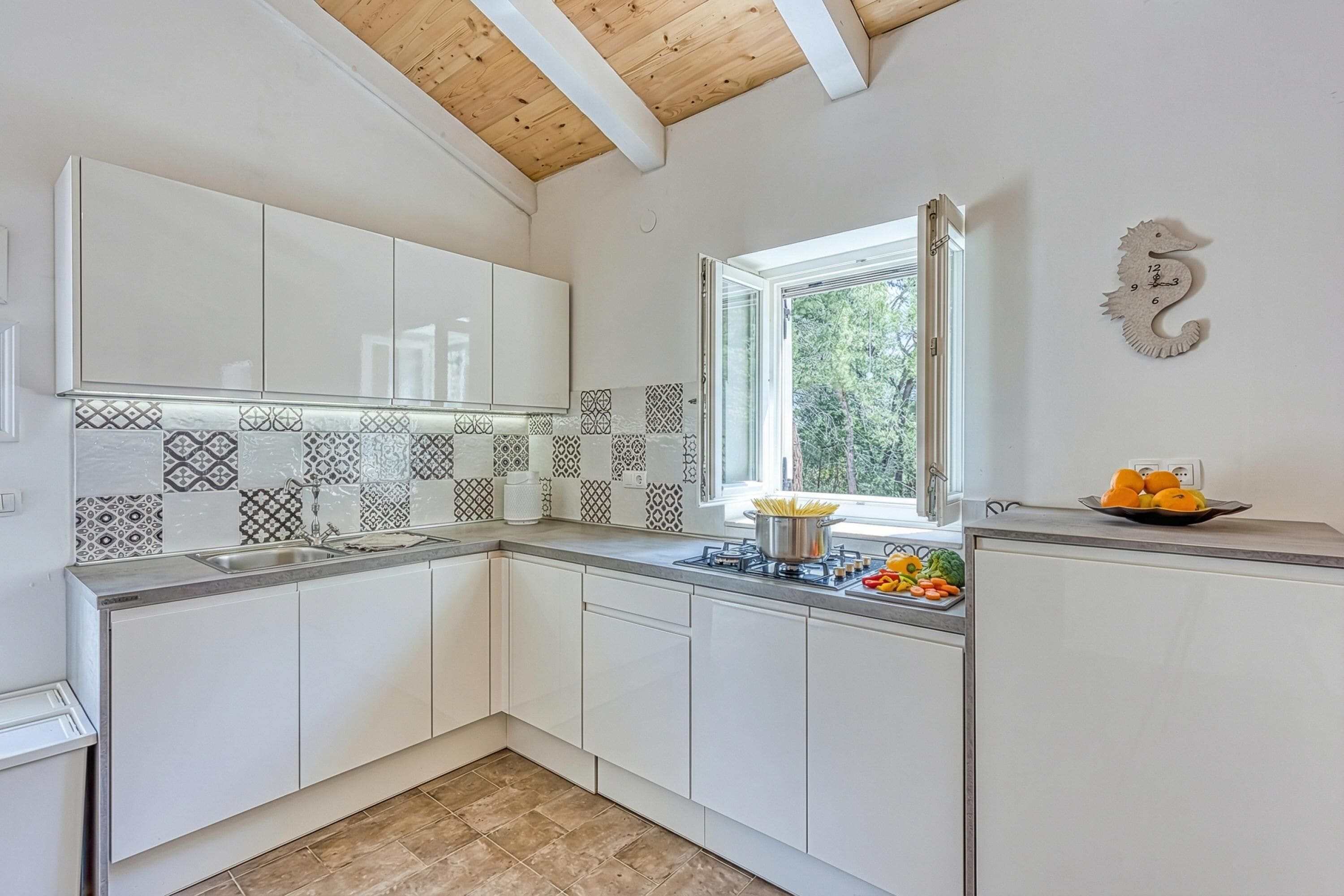 Familienhaus, 1 Schlafzimmer, Kamin (Eco House Casa Grigia Zabodarski) | Eigene Küche
