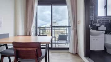 Quadruple Room, Balcony | Desk, free WiFi, bed sheets