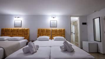 Comfort Quadruple Room | Egyptian cotton sheets, premium bedding, memory foam beds