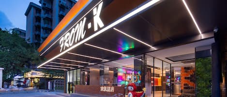 Voorkant van accommodatie