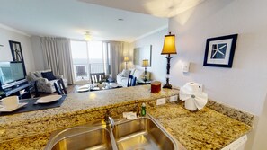 Televisión y reproductor de DVD 