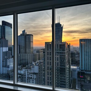 Apartment, 1 Bedroom, Kitchen | City view - Lux Apartment Business Warsaw by Renters (Warsaw)