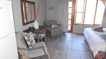 Individually decorated, individually furnished, desk, laptop workspace