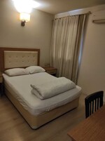 Deluxe Double Room | Premium bedding, laptop workspace, bed sheets
