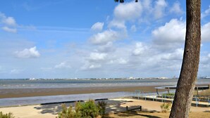 A coastal view with a sandy beach, a tree, and a clear sky. - L'Ermitage by Interhome (Saint Brevin les Pins)