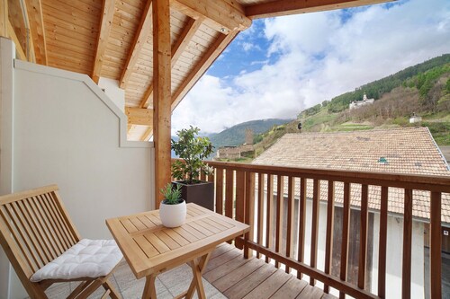 Ferienwohnung "Zwick Valarga" mit Bergblick, Balkon und Gemeinschaftsgarten