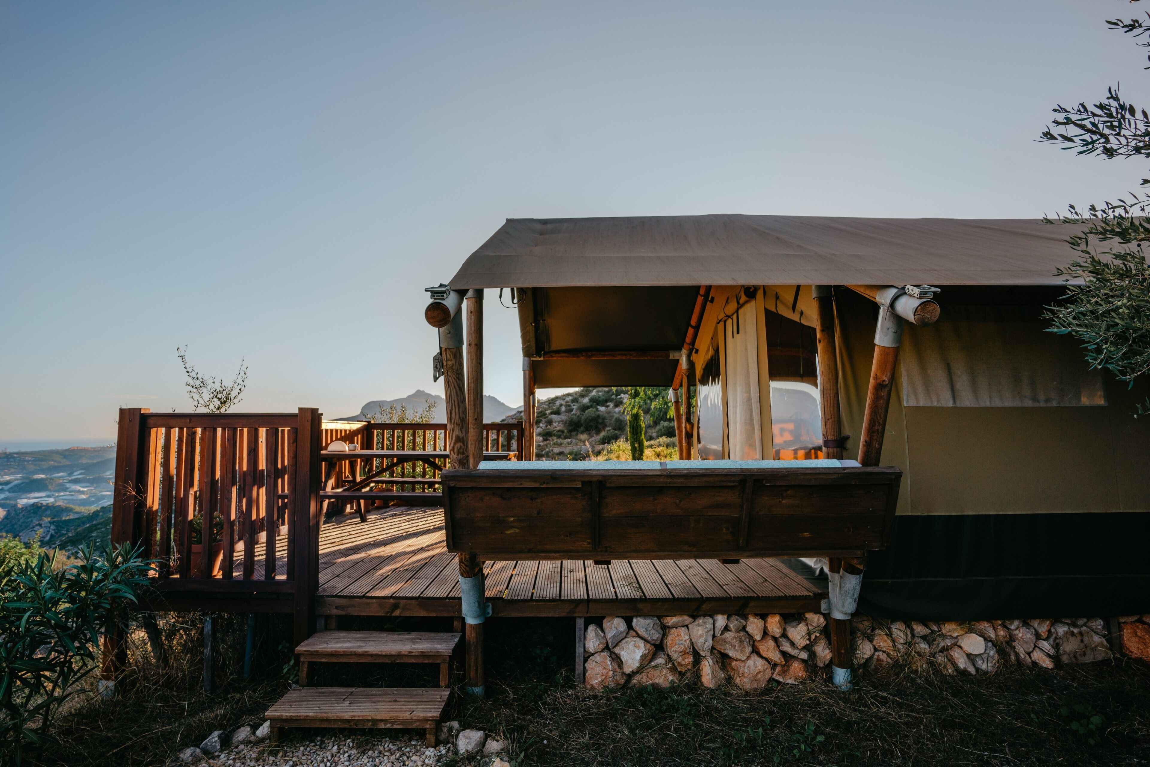 Overnatningsstedets område