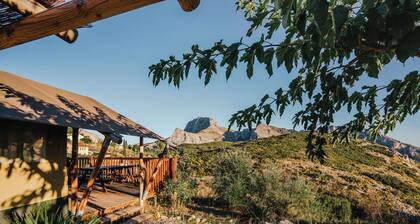 Glamping 'Tienda De Safari ' con Terraza Privada y Wi-Fi
