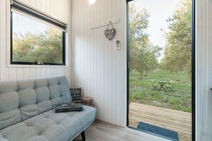 Living area - Olive Grove Retreat 2 by Tiny Away (Lake Boga)