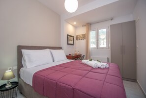 City Apartment | 1 bilik tidur, seterika/papan seterika, Wi-fi percuma, cadar katil 