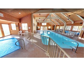Indoor pool, a heated pool