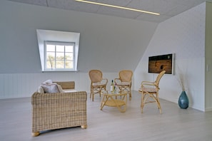 TV, fireplace - Badehotellet Klitgaarden (Henne)