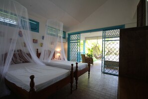 3 bedrooms, travel crib, free WiFi, bed sheets - Villa Hamak sea view private pool (Saint François)