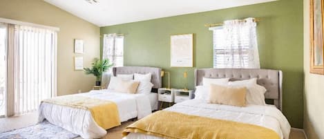 5 bedrooms, WiFi, bed sheets