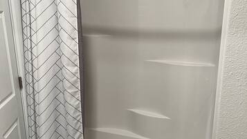 Eco-friendly toiletries, hair dryer, towels, soap