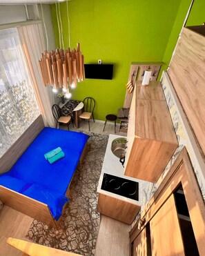 Standard Double Room | Desk, free WiFi, bed sheets - Apart Hotel Catherine (Oskemen)