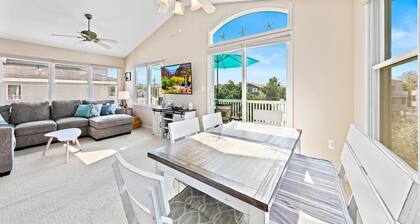 Ocean block single family in Barnegat Light with views of Old Barney