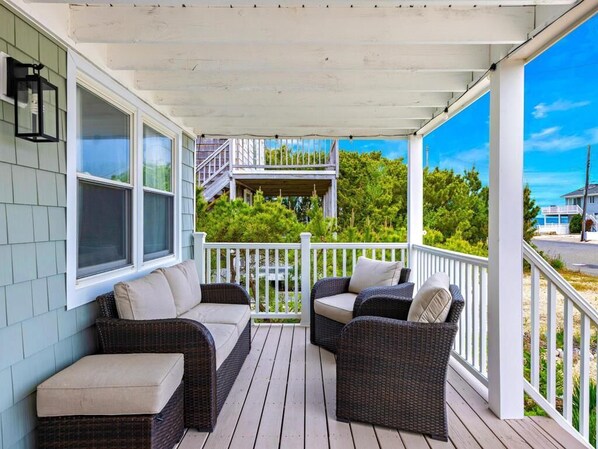 Terrace/patio - Amazing home in Surf City with 3 Bedrooms, Internet and WiFi (Surf City)