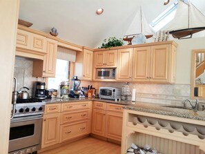 Fridge, oven, stovetop, dishwasher - Beautiful Ocean Front Home Steps To The Beach (Harvey Cedars)