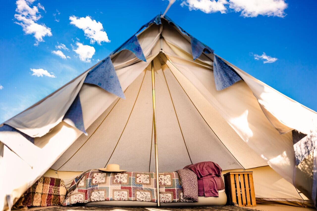 Cozy Blue Camp w/ Access to Outdoor Kitchen