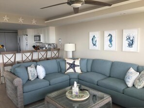 Smart TV, DVD player - Ship Bottom Oceanfront Condo with Pool! (Ship Bottom)
