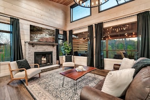 Interior - Relax'd Retreat Couples Cabin with Hot Tub-Fire Pit-View-Deck (Sevierville)