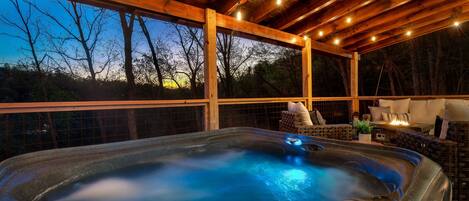 Baignoire à remous extérieure