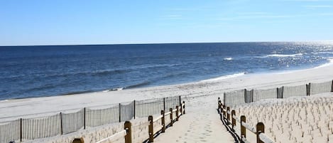 Private beach nearby, sun loungers, beach towels